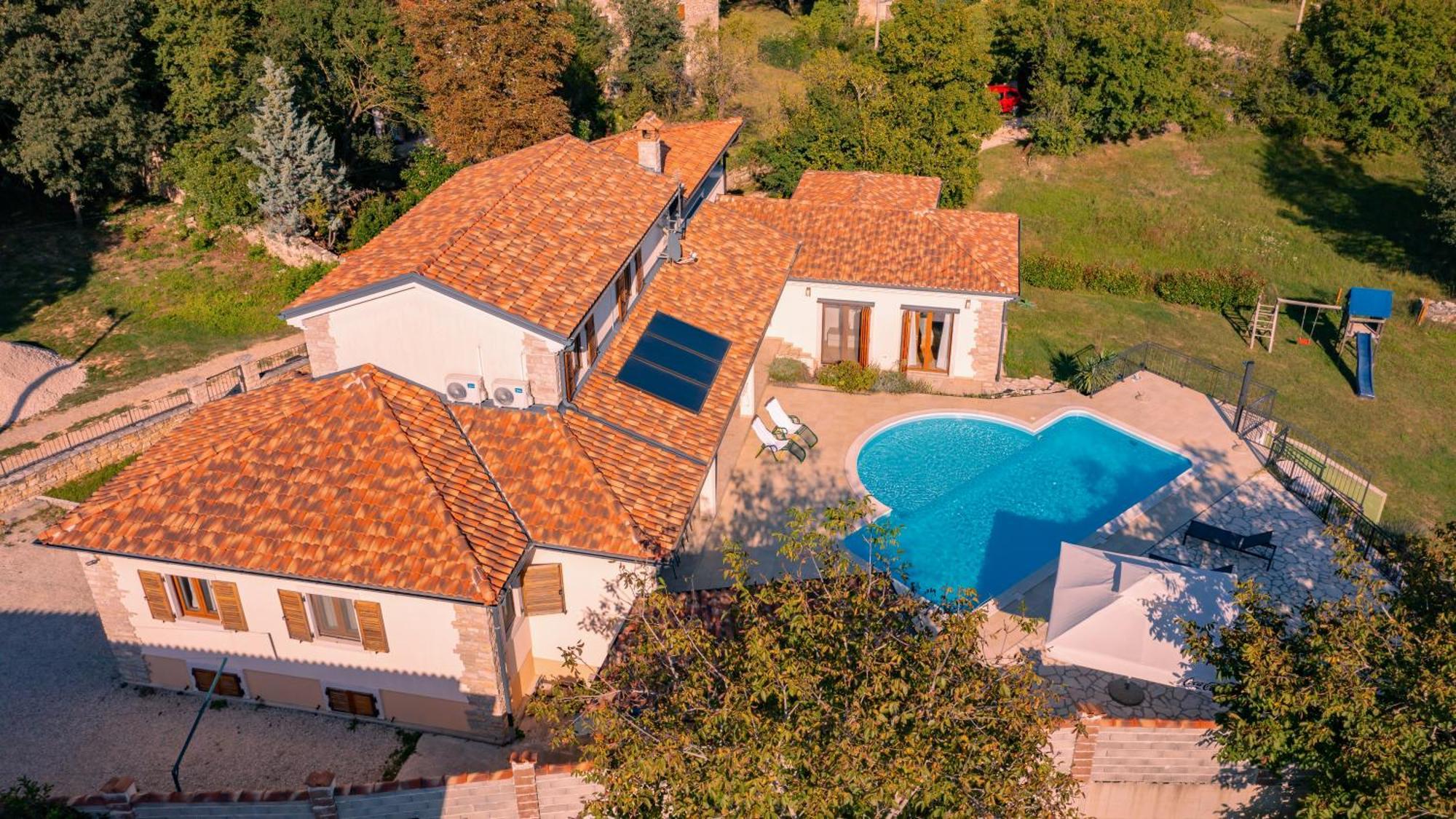Villa Arton Heated Swimming-Pool Žminj Exterior foto